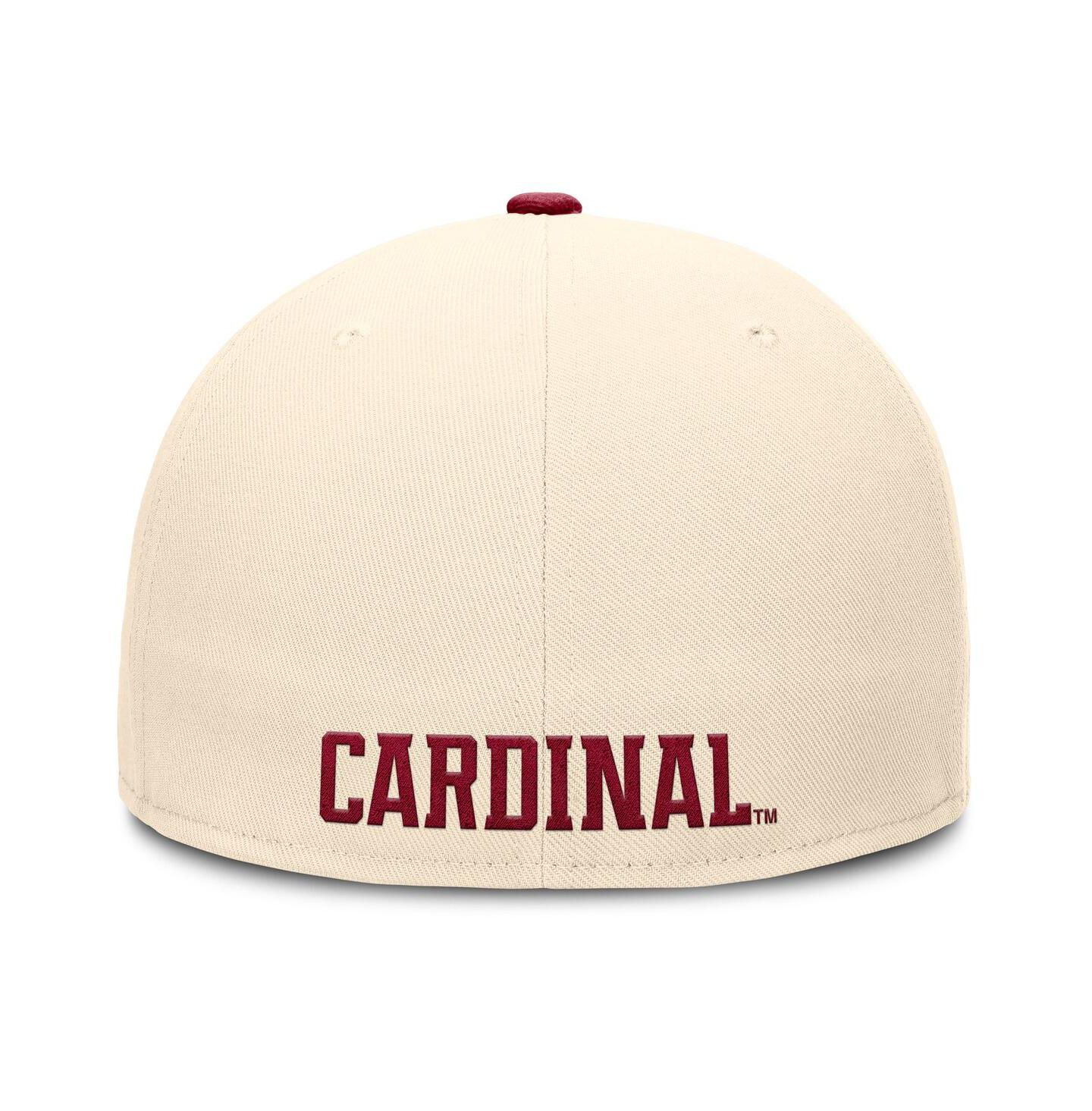 Мужская кепка Nike Natural Stanford Cardinal Primetime True Performance Fitted Hat — фото 5
