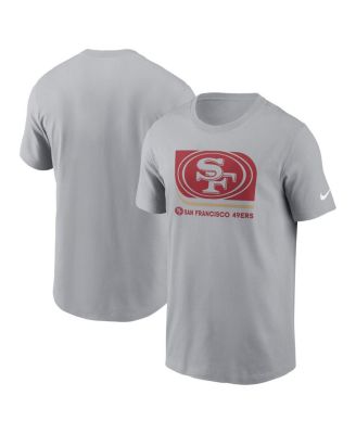 Nike - Men's Gray San Francisco 49ers Lockup Essential T-Shirt