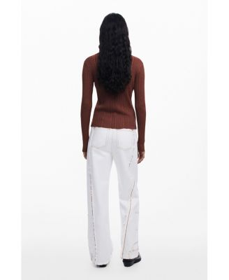 Women's Shiny bow cardigan