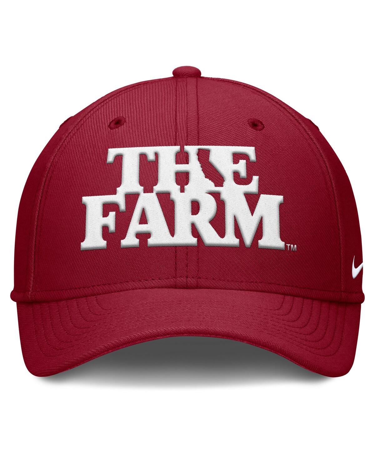 Nike Men's Cardinal Stanford Cardinal Local Swoosh Flex Hat In Cardinal