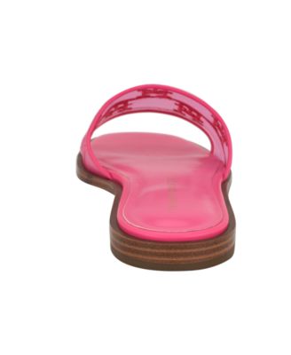 Women's Tesia Mesh Logo Flat Slide Sandals