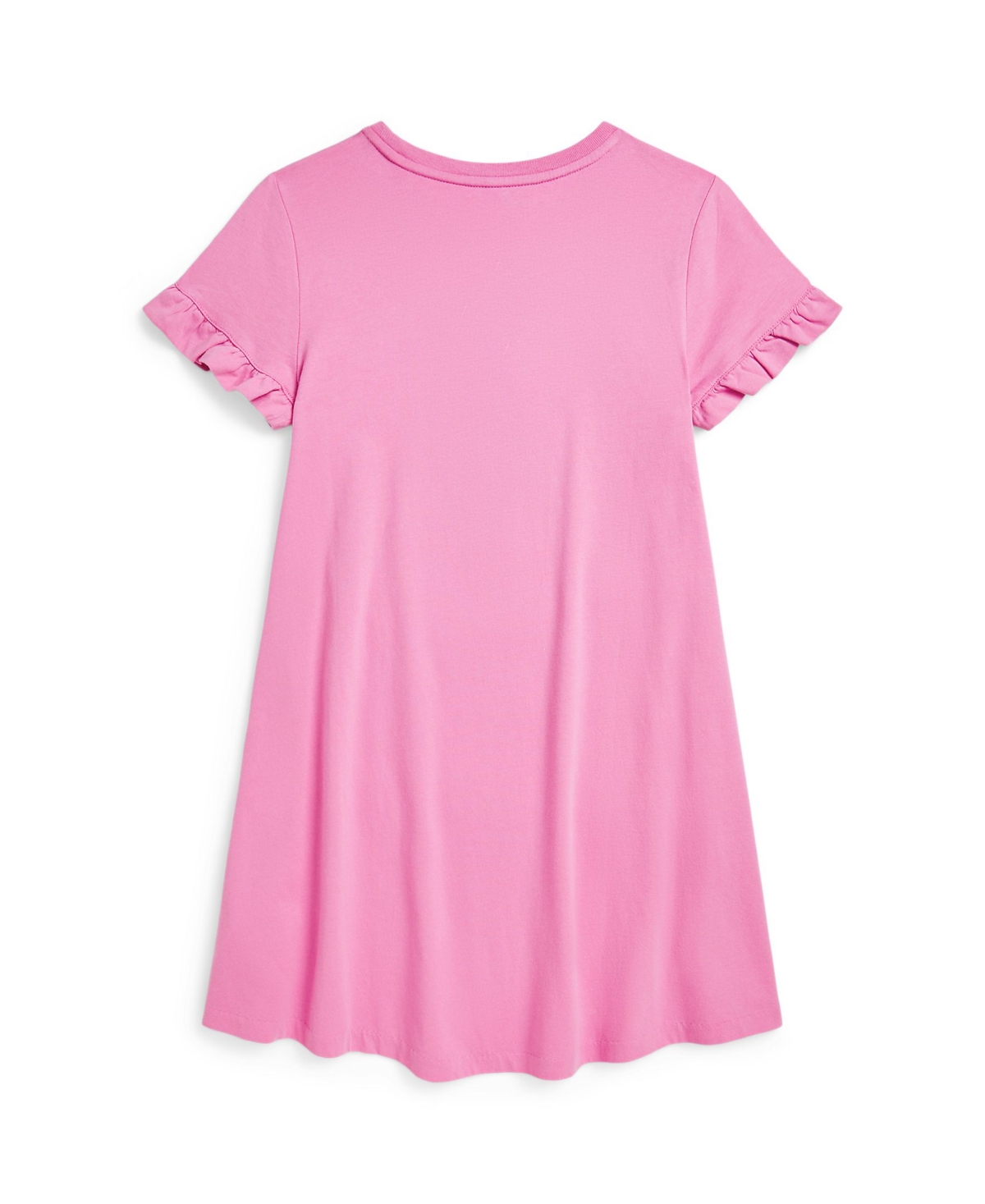 Polo Ralph Lauren Polo Bear Cotton Jersey Dress In Laguna Pink