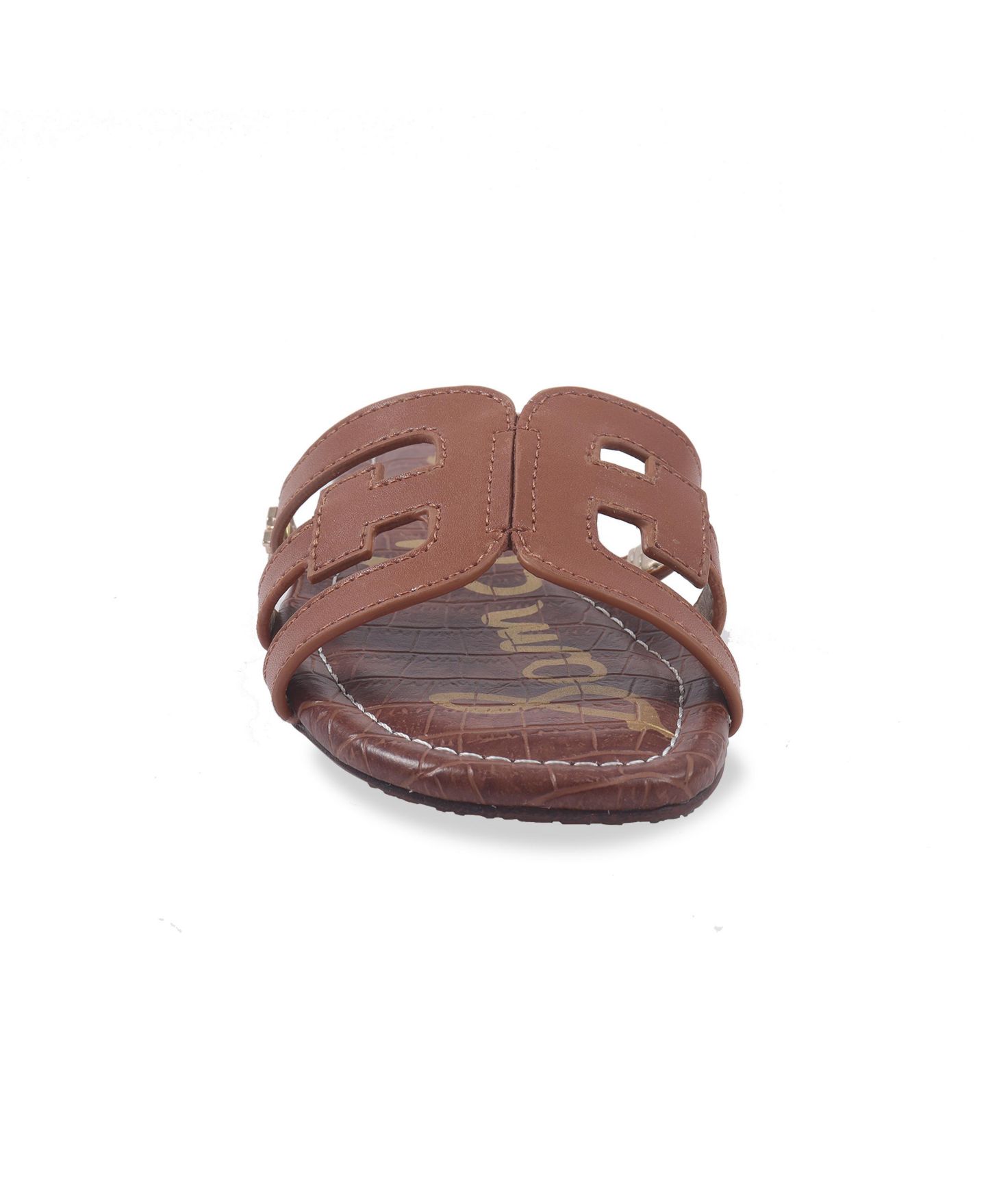 Сандалии Sam Edelman Bella Bay Flat Sandals для девочек, цвет: Коньячный — фото 3
