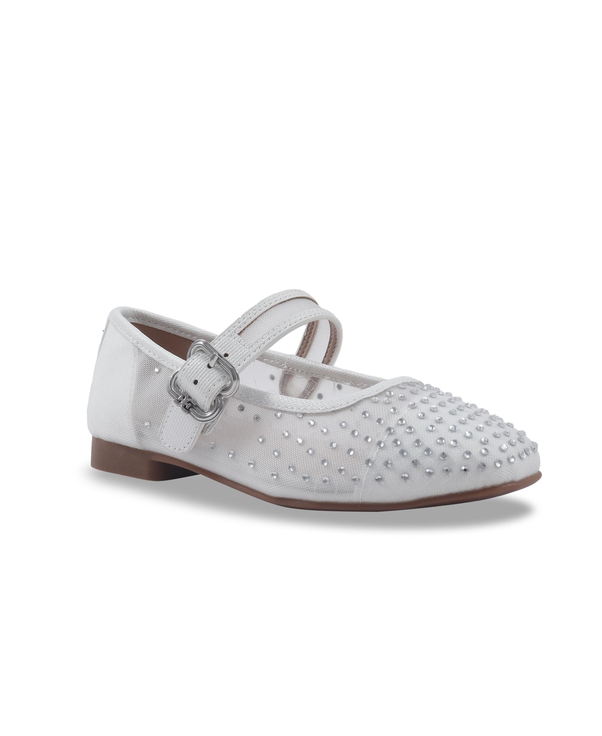 Shop Sam Edelman Little And Big Girls Maeve Fade Mary Jane Flat In White