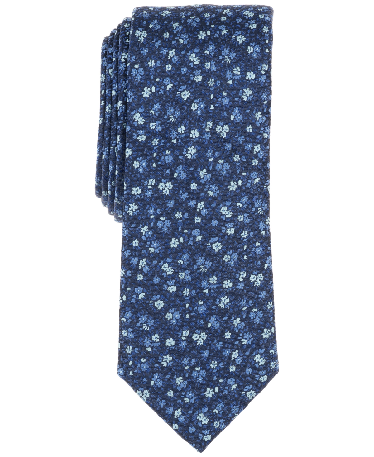 Men's Lambeth Floral Tie, Exclusively at Macy's - Navy