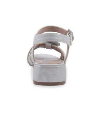 Little and Big Girls Calia Flower Dress Sandals