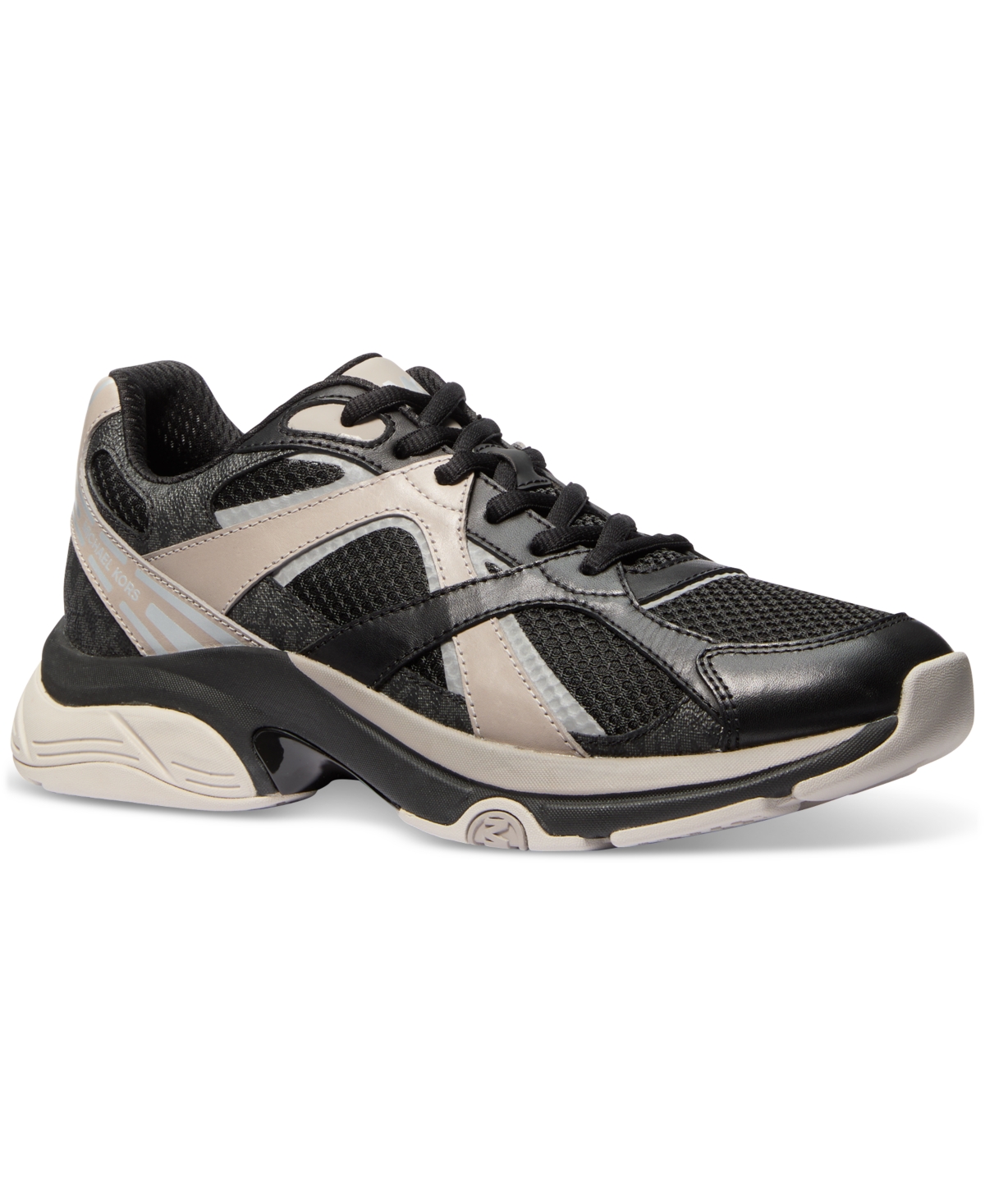 Michael Kors Theo Sneakers In Black