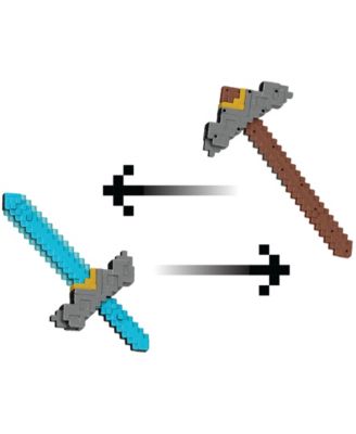 Click and Switch Sword and Pickaxe Role Play 2-in-1 Weapon Toy