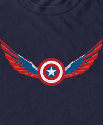 Men's Wings Shield Falcon Short Sleeve T-Shirt