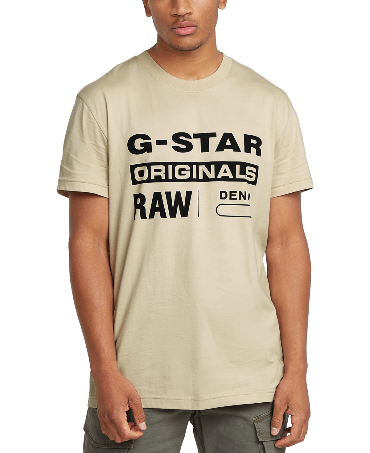 Men's Originals Short Sleeve Crewneck Logo Graphic T-Shirt - Dk Brick