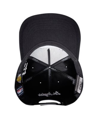 Men's Black Los Angeles Lakers Paint the City Pinch Front Snapback Hat