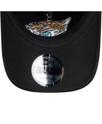 Men's Black Jacksonville Jaguars Corded 9TWENTY Adjustable Hat