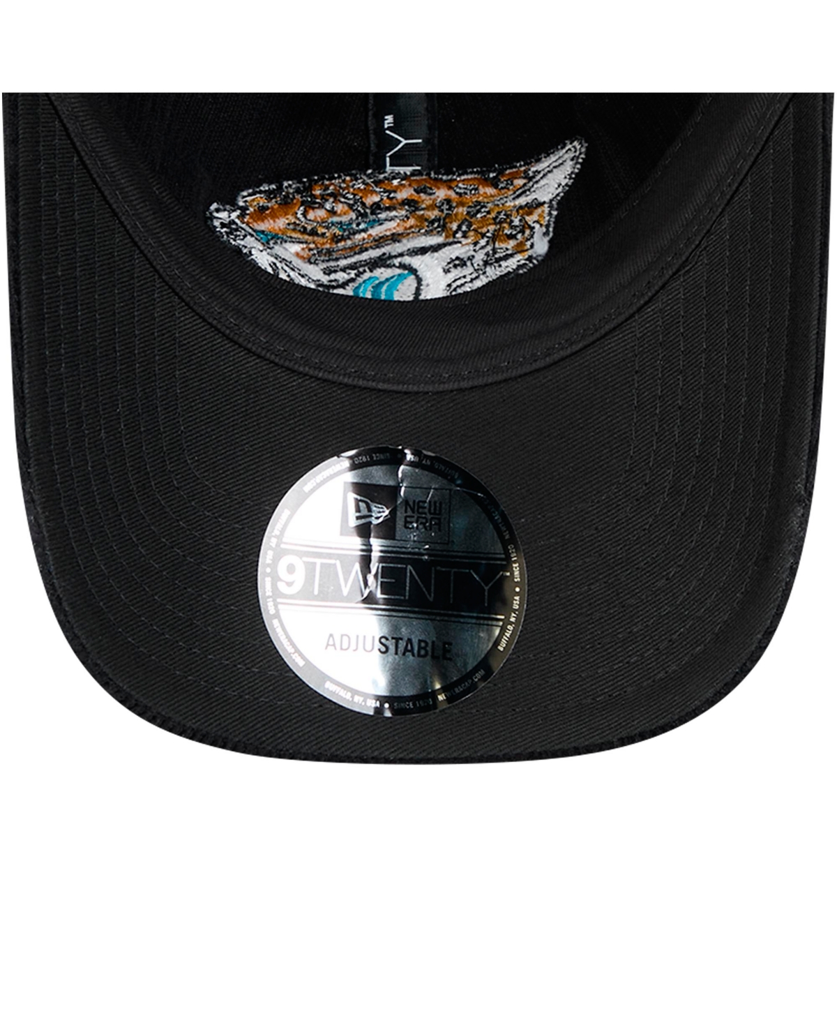 New Era Men's Black Jacksonville Jaguars Corded 9twenty Adjustable Hat In Black