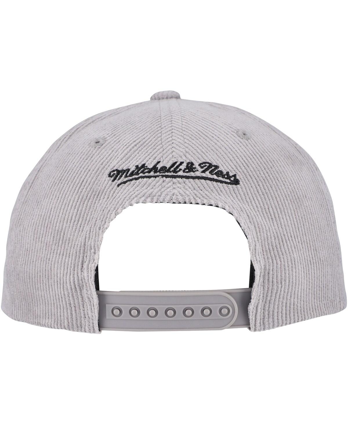Mitchell & Ness Men's Gray Chicago White Sox Corduroy Snapback Hat In Gray