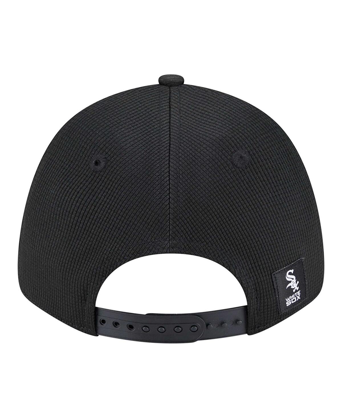 NEW ERA MEN'S BLACK CHICAGO WHITE SOX PIVOT 9FORTY ADJUSTABLE HAT 