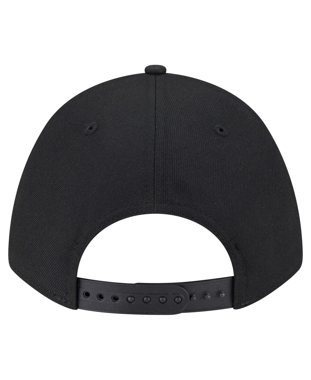 New Era Black Pittsburgh Pirates Team Color A-frame 9forty Adjustable Hat In Black