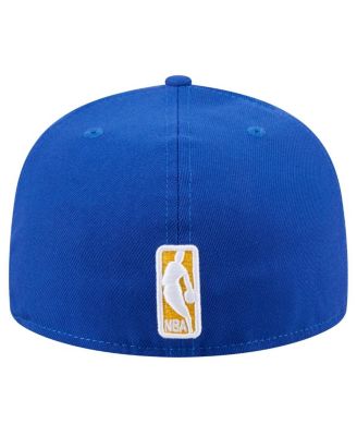 Men's Royal Golden State Warriors Throwback Pennant 59FIFTY Fitted Hat