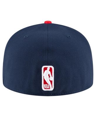 Men's Navy/Red LA Clippers 2-Tone 59FIFTY Fitted Hat