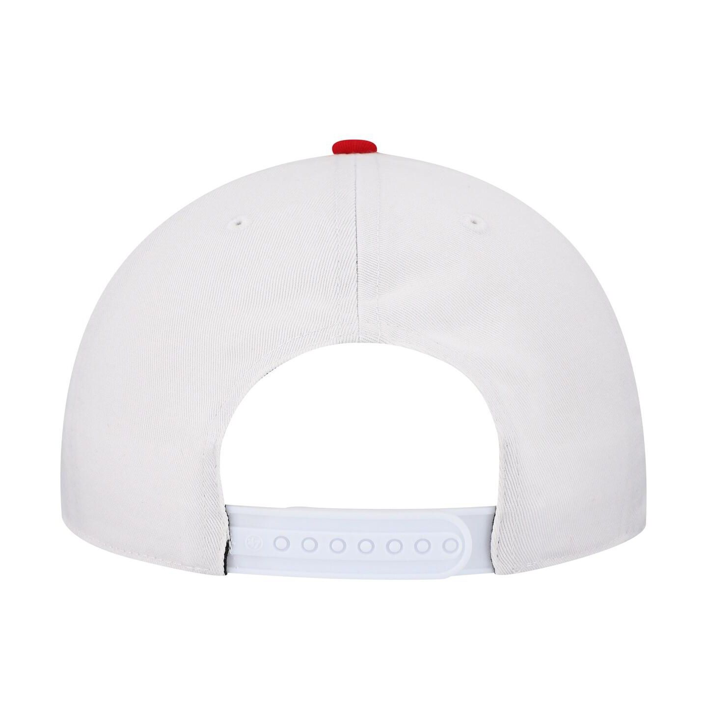 Мужская кепка '47 Brand White Louisville Cardinals Gridiron Clean Up Adjustable Hat — фото 2