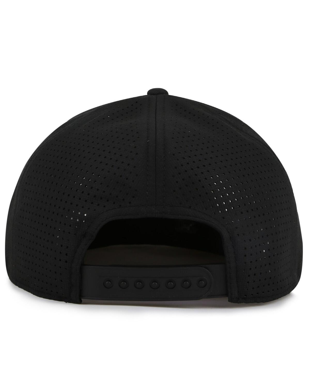 AMERICAN NEEDLE MEN'S BLACK PHILADELPHIA FLYERS BUXTON PRO TECH ADJUSTABLE HAT 