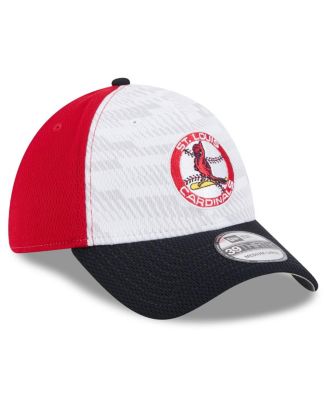 Men's Red/Black St. Louis Cardinals 2025 MLB Clubhouse 39THIRTY Flex Hat
