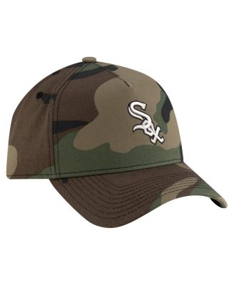 Men's Camo Chicago White Sox Woodland Team Pop 9FORTY A-Frame Adjustable Hat