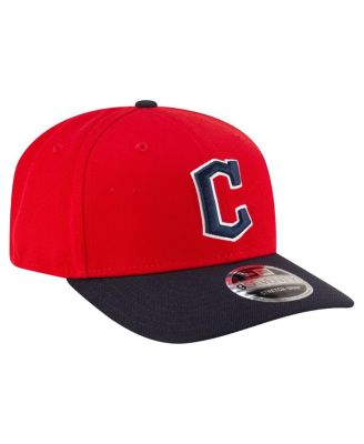 Men's Red/Black Cleveland Guardians Player Replica 9SEVENTY Adjustable Hat