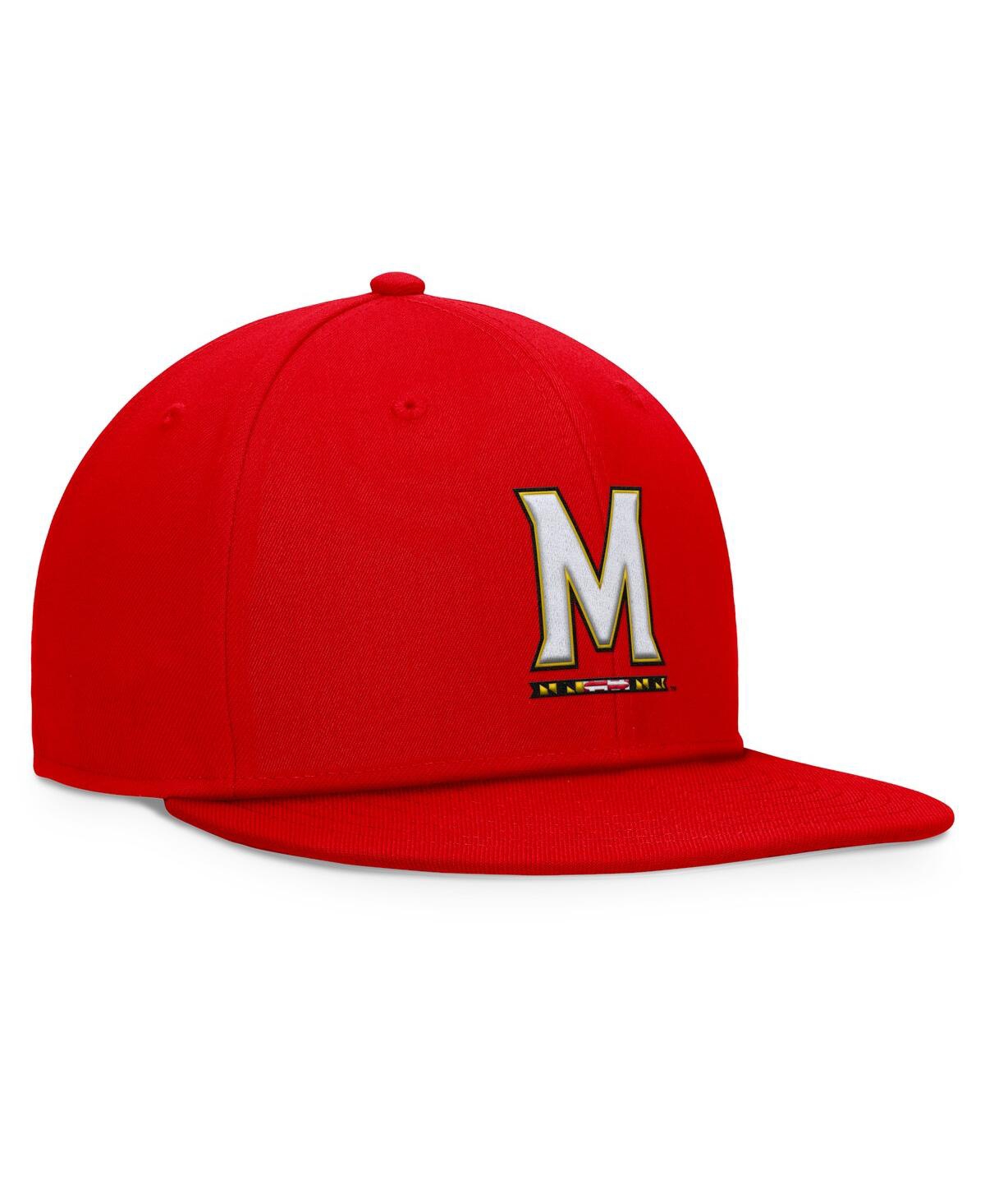 Top Of The World Men's Red Maryland Terrapins Fundamental Snapback Hat In Red
