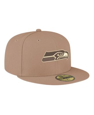 Men's Tan Seattle Seahawks Candied Pecan 59FIFTY Fitted Hat
