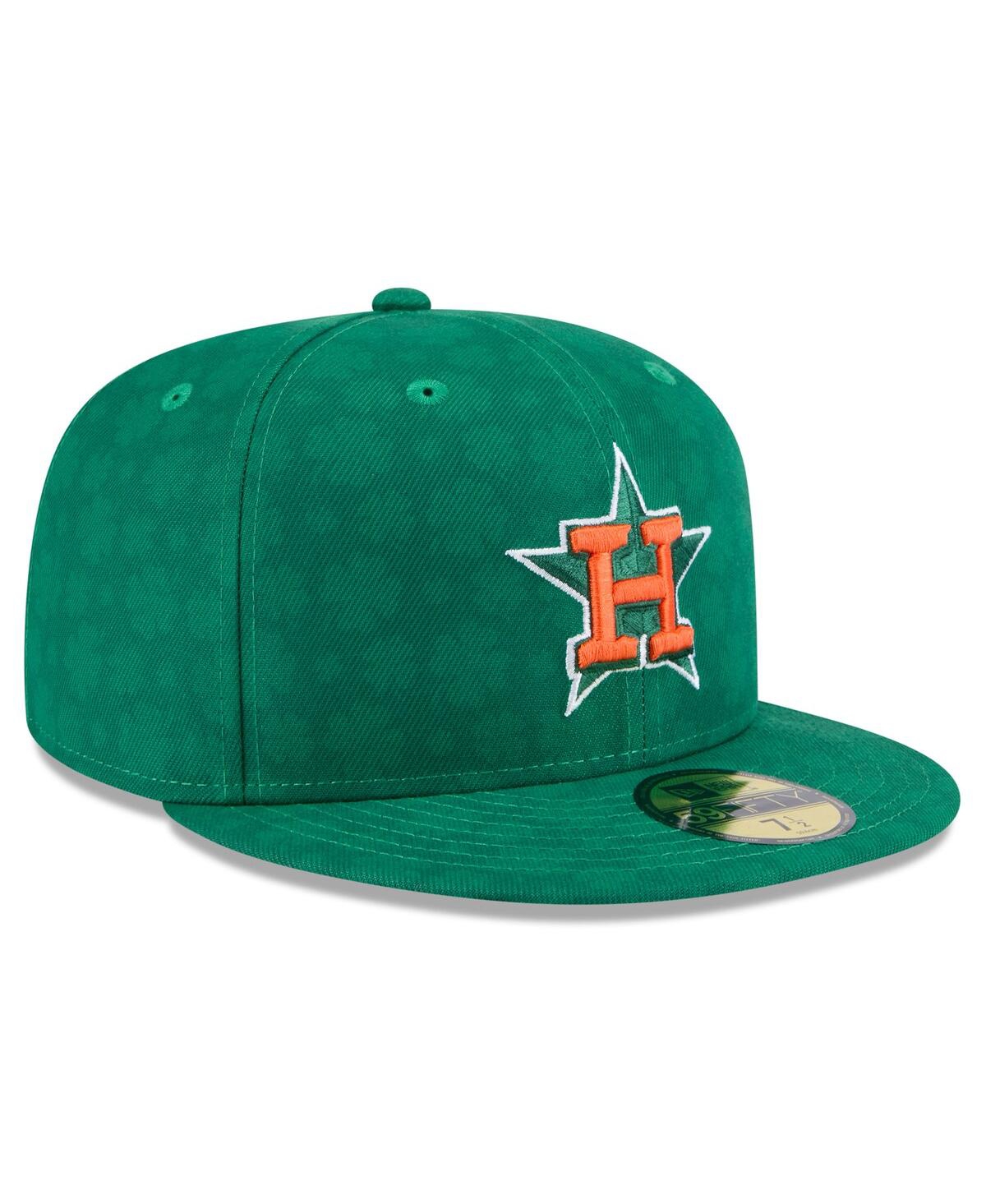 New Era Men's Kelly Green Houston Astros St. Patrick's Day 59fifty Fitted Hat In Kelly Green