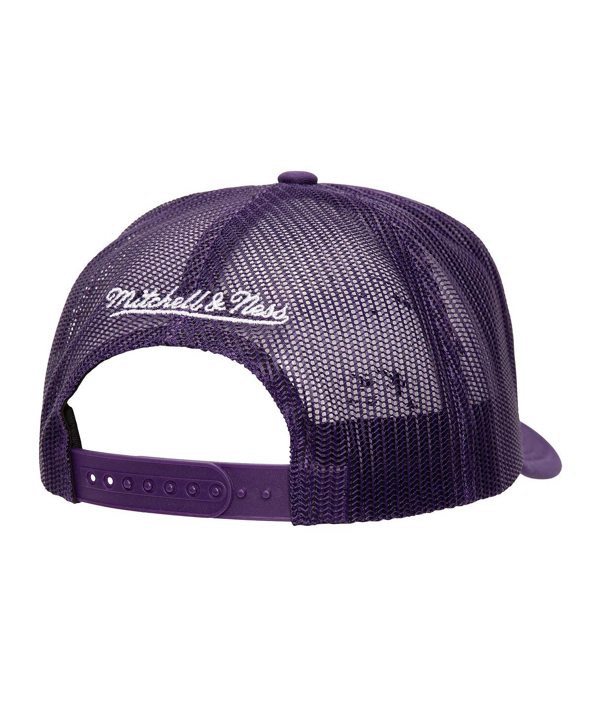 Mitchell & Ness Men's Purple Los Angeles Lakers Core Evergreen Otc Trucker Adjustable Hat In Purple