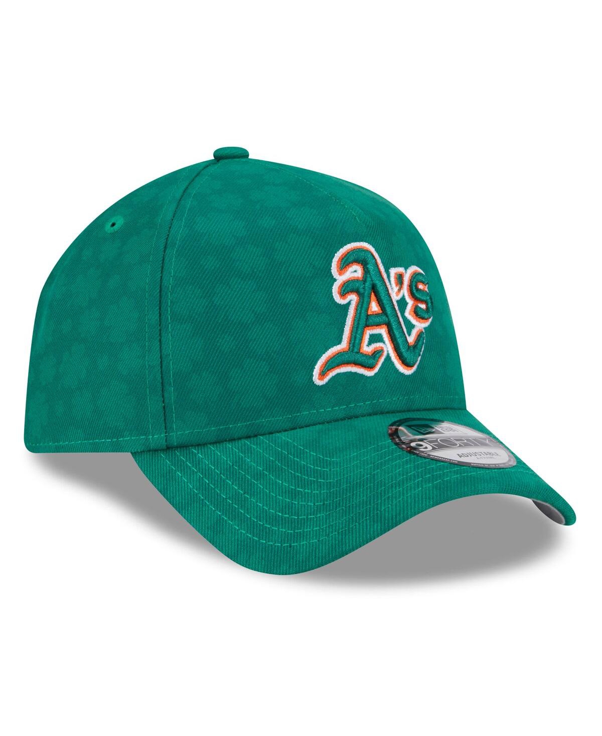 NEW ERA MEN'S KELLY GREEN ATHLETICS ST. PATRICK'S DAY A-FRAME 9FORTY ADJUSTABLE HAT 