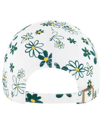 Big Girls White Athletics Daisy Delight Clean Up Adjustable Hat