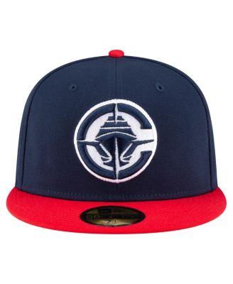 Men's Navy/Red LA Clippers 2-Tone 59FIFTY Fitted Hat