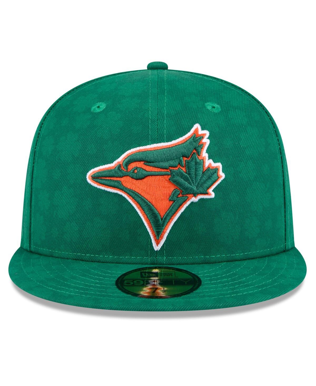 NEW ERA MEN'S KELLY GREEN TORONTO BLUE JAYS ST. PATRICK'S DAY 59FIFTY FITTED HAT 