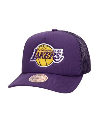 Mitchell & Ness - Men's Purple Los Angeles Lakers Core Evergreen OTC Trucker Adjustable Hat
