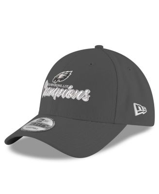 New Era - Men's Graphite Philadelphia Eagles Super Bowl LIX Champions Replica 9FORTY Adjustable Hat