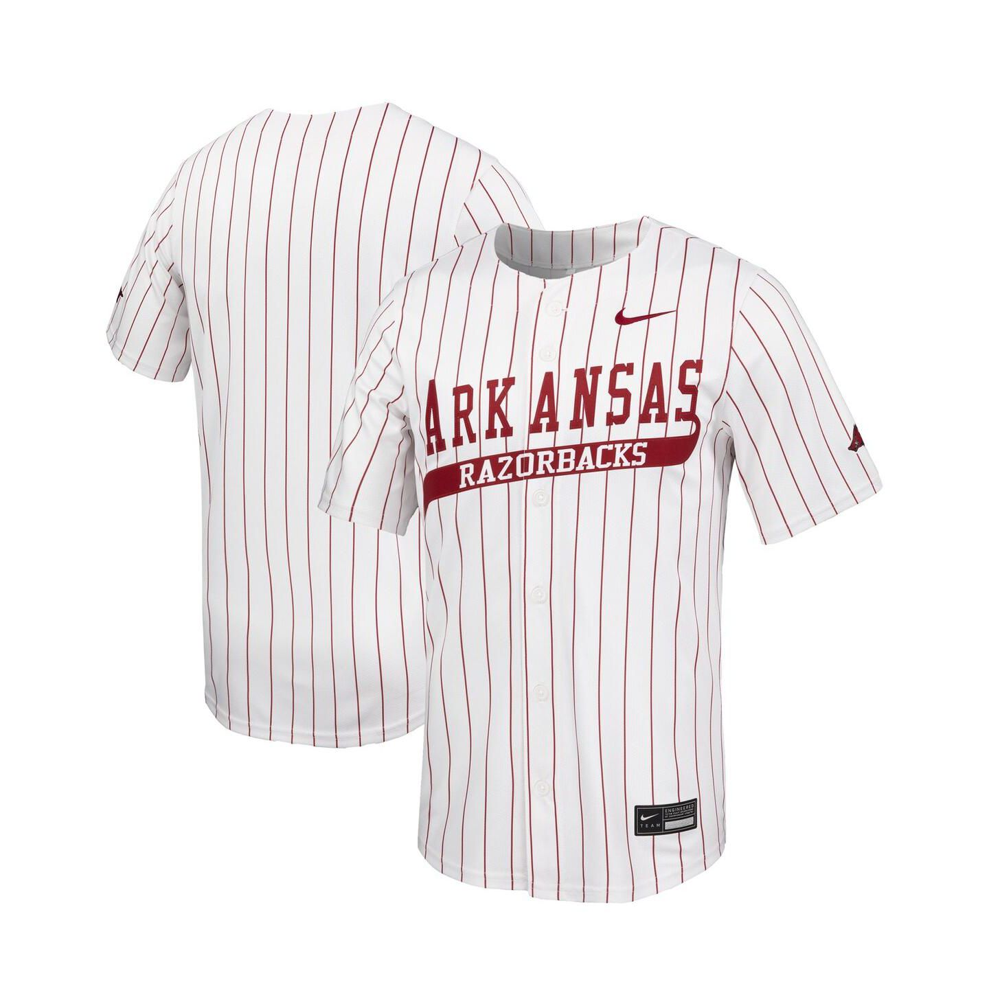Мужской топ Nike White Arkansas Razorbacks Limited Baseball Jersey — фото 1