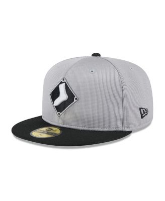 New Era - Men's Gray/Black Chicago White Sox 2025 Batting Practice 59FIFTY Fitted Hat