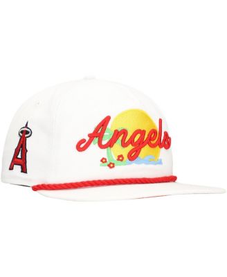 New Era - Men's White Los Angeles Angels Paradise Golfer Adjustable Hat