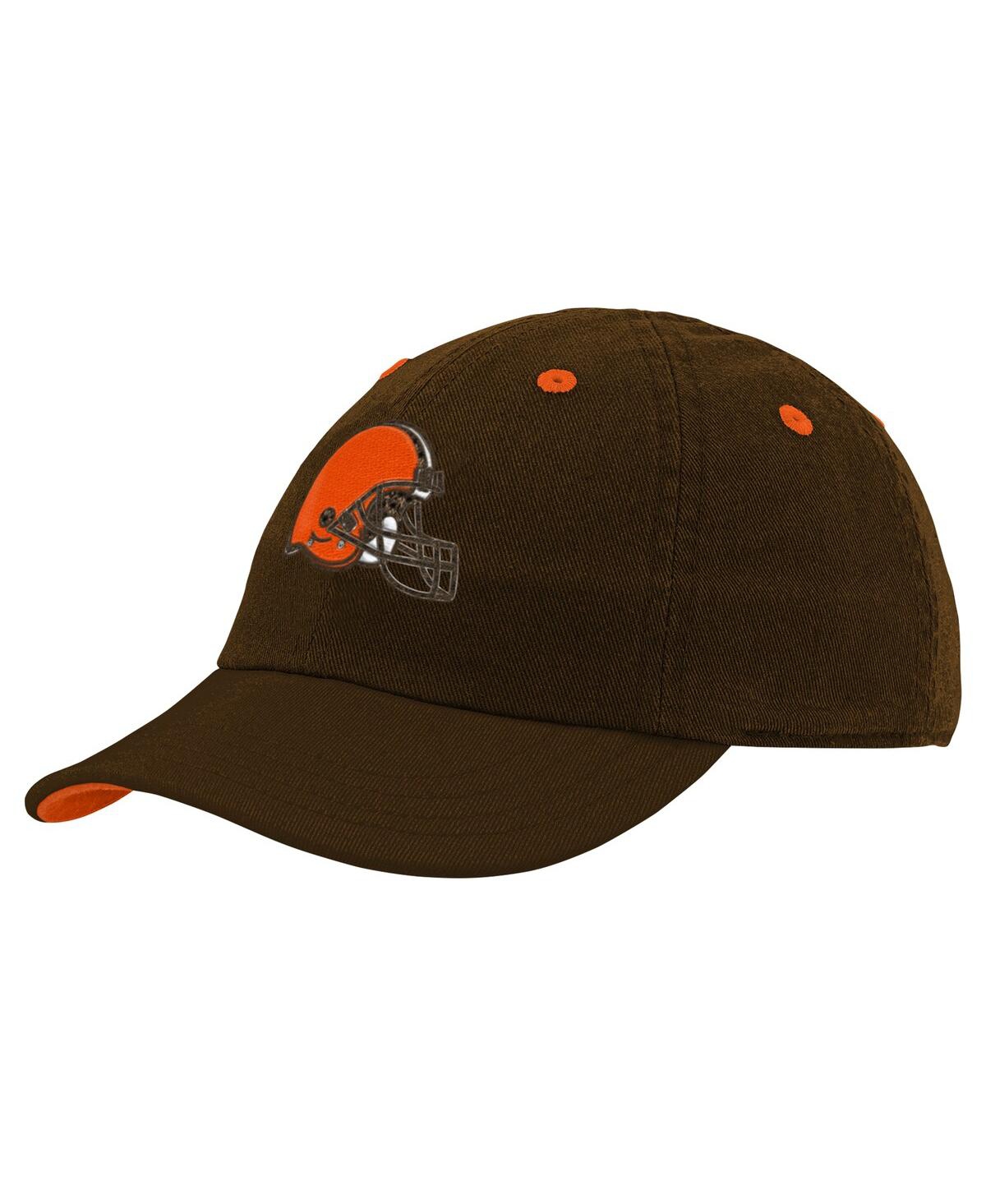 Outerstuff Baby Boys And Girls Brown Cleveland Browns Team Slouch Flex Hat In Brown