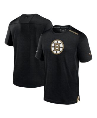 Fanatics - Men's Black Boston Bruins Authentic Pro Performance T-Shirt