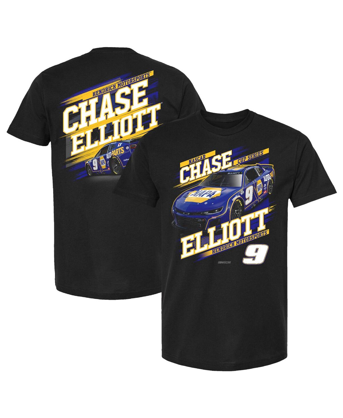 Men's Black Chase Elliott Napa Car T-Shirt - Black