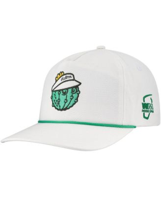 Malbon - Men's and Women's&nbsp;Golf White WM Phoenix Open Cacti Buckets Adjustable Hat