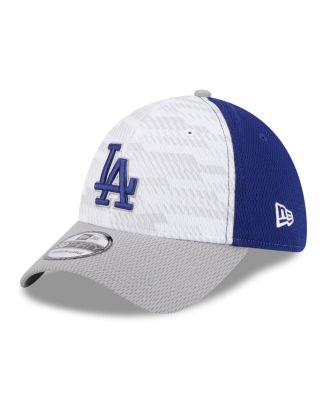 New Era - Men's Royal/Gray Los Angeles Dodgers 2025 MLB Clubhouse 39THIRTY Flex Hat
