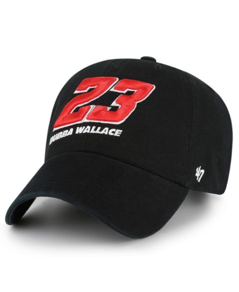 Мужская кепка '47 Brand Black Bubba Wallace Clean Up Adjustable Hat