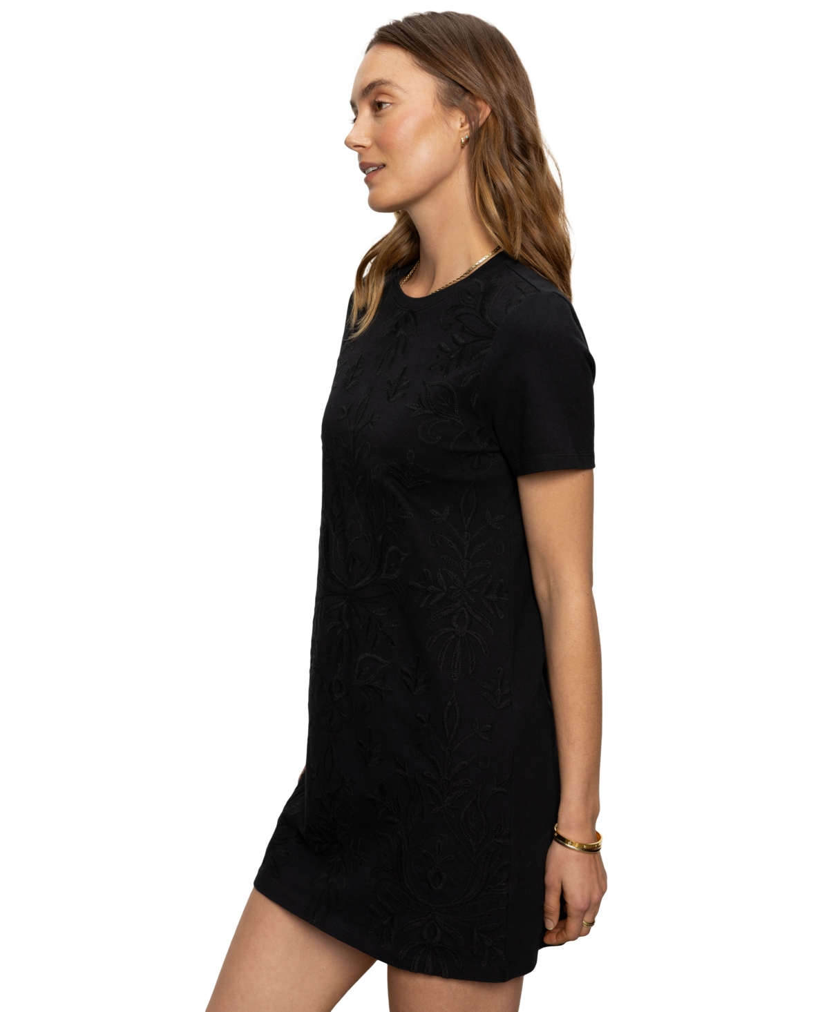 Sanctuary Women's The Only One Embroidered Cotton Dress In Black