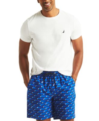 Men's Printed Drawstring Quick Dry 6" Swim Trunks