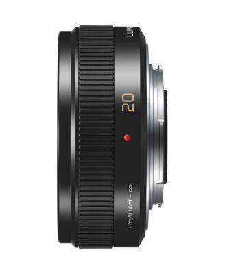 LUMIX G 20mm f/1.7 II Aspherical Lens for Micro Four Thirds, Black