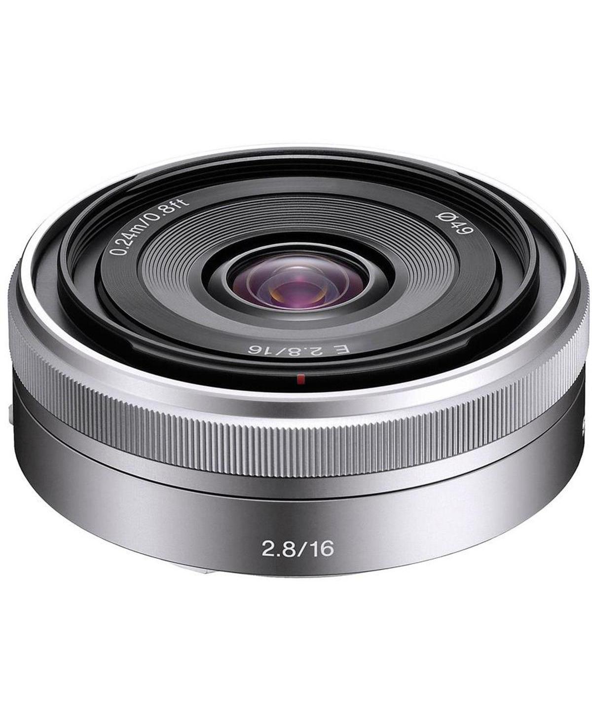 Sony 16mm f/2.8 Alpha E-Mount Wide-Angle Lens (Silver)
